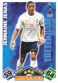 Jermaine Jenas Tottenham Hotspur 2009/10 Topps Match Attax #299